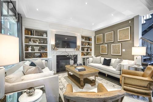 114 Ferris Road, Toronto, ON - Indoor Photo Showing Living Room With Fireplace