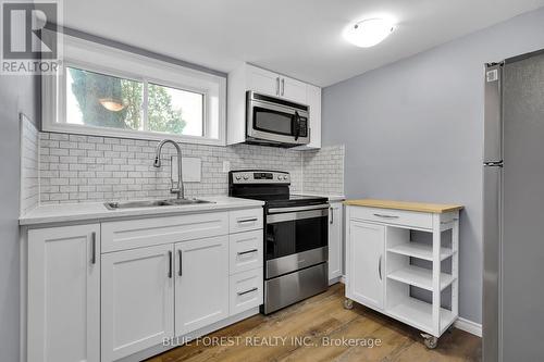 245 Chittick Crescent, Thames Centre (Dorchester), ON - Indoor Photo Showing Kitchen With Double Sink With Upgraded Kitchen