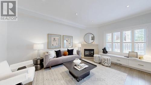 103 Martini Drive, Richmond Hill (Rouge Woods), ON - Indoor Photo Showing Living Room With Fireplace