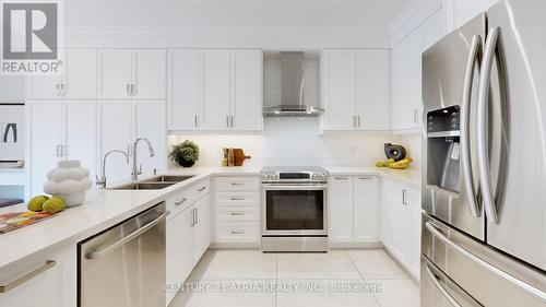 103 Martini Drive, Richmond Hill (Rouge Woods), ON - Indoor Photo Showing Kitchen With Double Sink With Upgraded Kitchen