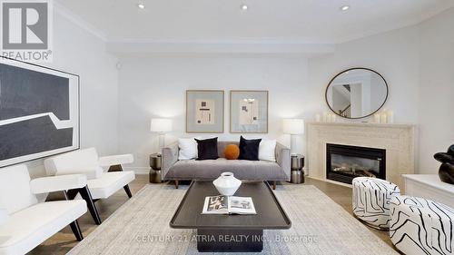 103 Martini Drive, Richmond Hill (Rouge Woods), ON - Indoor Photo Showing Living Room With Fireplace