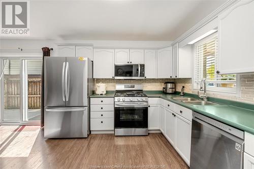 1329 Foster Avenue, Windsor, ON - Indoor Photo Showing Kitchen With Double Sink