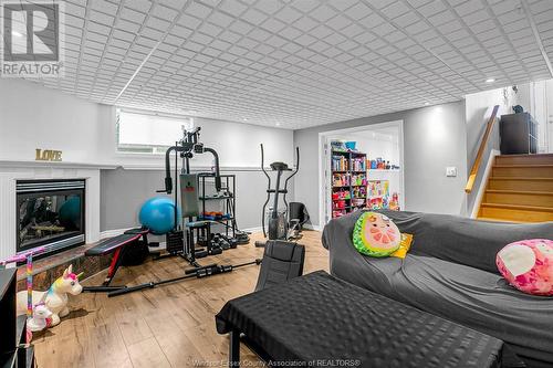 1041 Bellagio Drive, Windsor, ON - Indoor Photo Showing Gym Room