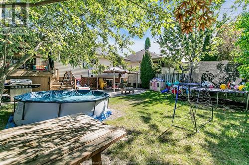 1041 Bellagio Drive, Windsor, ON - Outdoor With Above Ground Pool