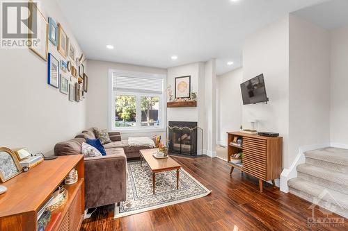 44 Putman Avenue, Ottawa, ON - Indoor Photo Showing Living Room With Fireplace