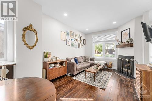 44 Putman Avenue, Ottawa, ON - Indoor Photo Showing Living Room With Fireplace