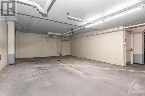 1500 Riverside Drive Unit#705, Ottawa, ON - Indoor Photo Showing Garage