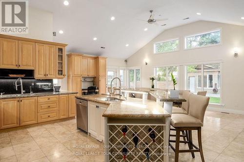 406 The Kingsway, Toronto, ON - Indoor Photo Showing Kitchen With Double Sink