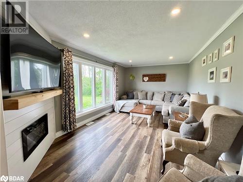 2038 Enright Road, Tyendinaga, ON - Indoor Photo Showing Living Room With Fireplace