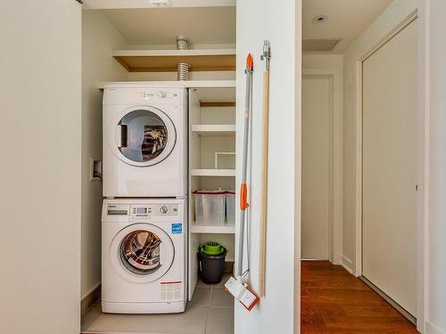 Laundry room - 1406-1155 Rue De La Montagne, Montréal (Ville-Marie), QC - Indoor Photo Showing Laundry Room