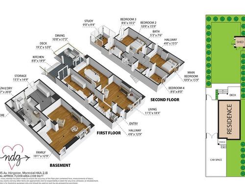 Plan (croquis) - 4335 Av. Hingston, Montréal (Côte-Des-Neiges/Notre-Dame-De-Grâce), QC 