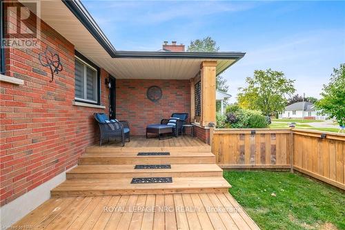 14 Oak Street, Welland, ON - Outdoor With Deck Patio Veranda With Exterior