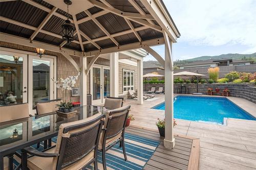 5335 Signet Crescent, Kelowna, BC -  With In Ground Pool With Deck Patio Veranda