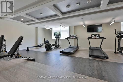 301 - 1575 Lakeshore Road W, Mississauga, ON - Indoor Photo Showing Gym Room