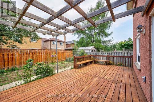 3375 Dovetail Mews, Mississauga (Erin Mills), ON - Outdoor With Deck Patio Veranda With Exterior