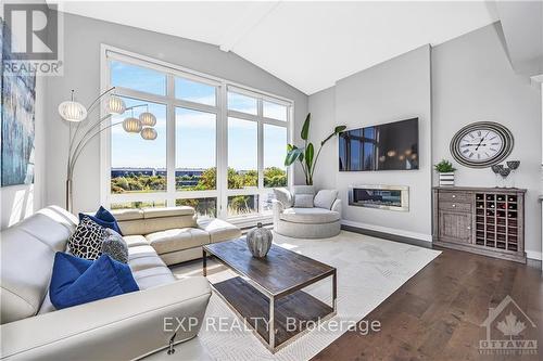 404 Cavesson Street, Ottawa, ON - Indoor Photo Showing Living Room With Fireplace