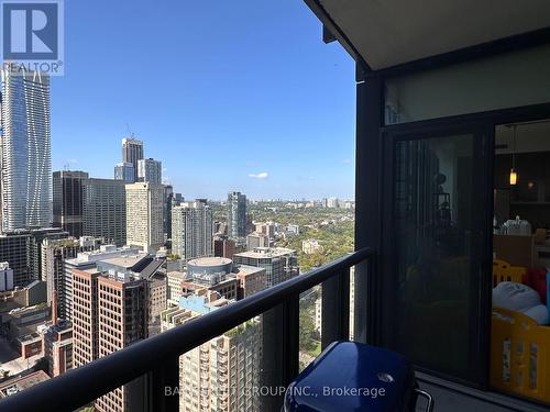 3704 - 110 Charles Street E, Toronto, ON - Outdoor With Balcony With View