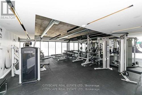 2502 - 170 Bayview Avenue, Toronto, ON - Indoor Photo Showing Gym Room