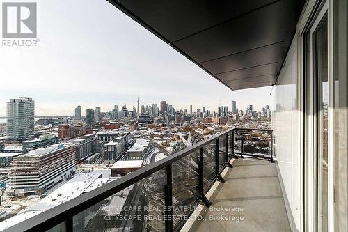 2502 - 170 Bayview Avenue, Toronto (Waterfront Communities), ON - Outdoor With Balcony With View With Exterior