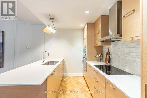 517 - 55 Front Street E, Toronto, ON - Indoor Photo Showing Kitchen With Upgraded Kitchen