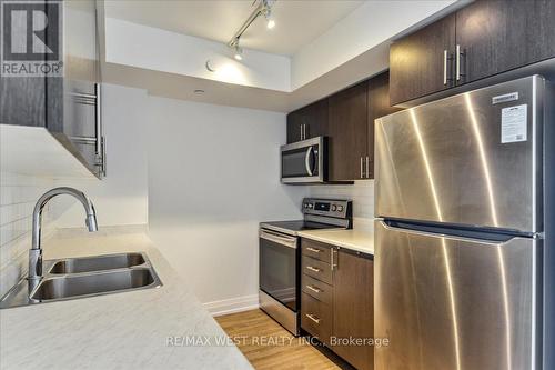 307 - 8 Trent Avenue, Toronto, ON - Indoor Photo Showing Kitchen With Double Sink With Upgraded Kitchen