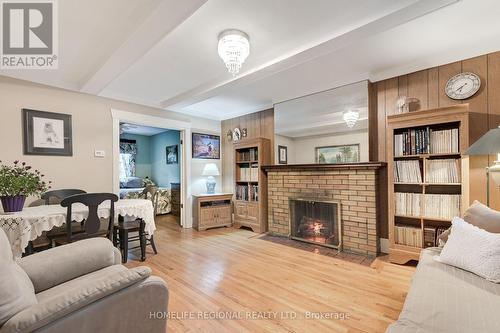 63 Orchard Park Boulevard, Toronto, ON - Indoor Photo Showing Living Room With Fireplace