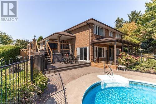 46 Royal Court, Bradford, ON - Outdoor With In Ground Pool With Deck Patio Veranda