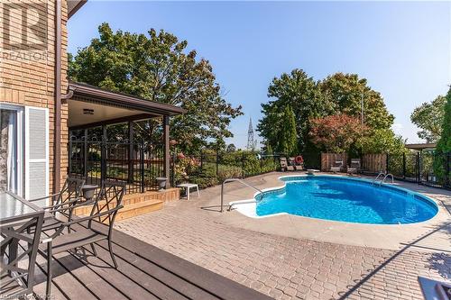 46 Royal Court, Bradford, ON - Outdoor With In Ground Pool With Deck Patio Veranda