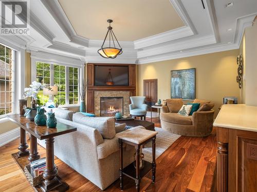 1 Waterford Avenue, St. John'S, NL - Indoor Photo Showing Living Room With Fireplace