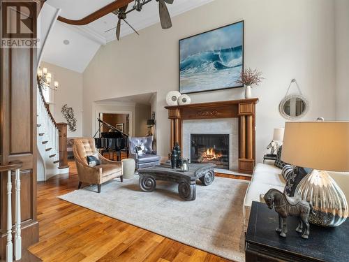 1 Waterford Avenue, St. John'S, NL - Indoor Photo Showing Living Room With Fireplace