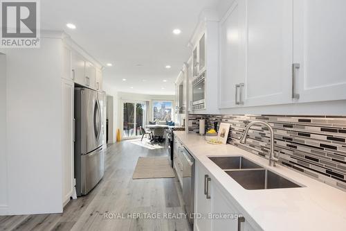 1168 Pebblestone Crescent, Pickering (Liverpool), ON - Indoor Photo Showing Kitchen With Stainless Steel Kitchen With Double Sink With Upgraded Kitchen