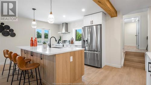 566 Texas Road, Amherstburg, ON - Indoor Photo Showing Kitchen With Stainless Steel Kitchen With Upgraded Kitchen