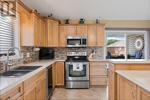 1366 Venetian, Windsor, ON - Indoor Photo Showing Kitchen With Double Sink