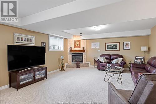 1366 Venetian, Windsor, ON - Indoor With Fireplace