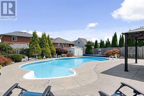 1366 Venetian, Windsor, ON - Outdoor With In Ground Pool With Deck Patio Veranda With Backyard