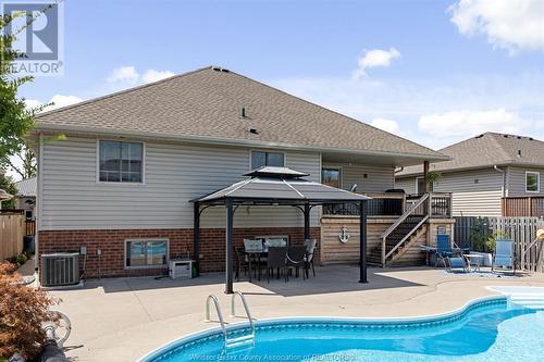 1366 Venetian, Windsor, ON - Outdoor With In Ground Pool With Deck Patio Veranda