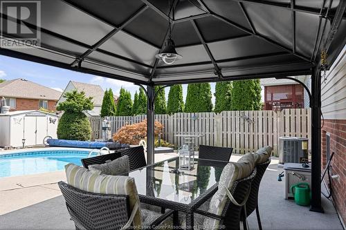 1366 Venetian, Windsor, ON - Outdoor With In Ground Pool With Deck Patio Veranda With Exterior