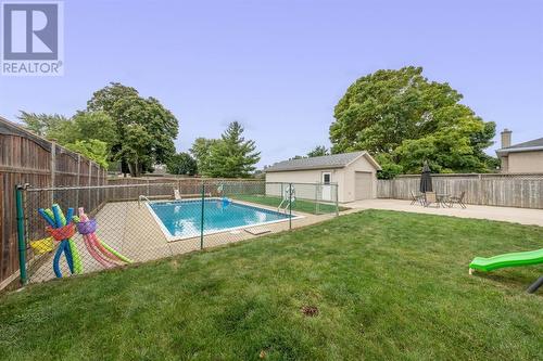 1105 Capri Street, Sarnia, ON - Outdoor With In Ground Pool With Backyard