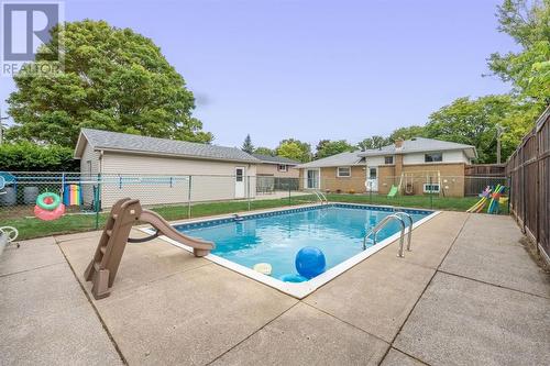 1105 Capri Street, Sarnia, ON - Outdoor With In Ground Pool With Backyard With Exterior