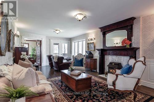 4255 Boston Mills Road, Caledon, ON - Indoor Photo Showing Living Room With Fireplace