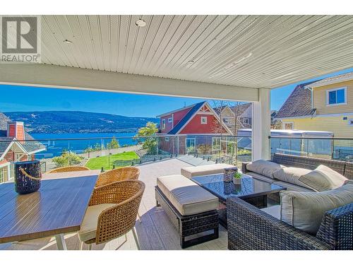 6845 Santiago Loop, Kelowna, BC - Outdoor With Body Of Water With Deck Patio Veranda