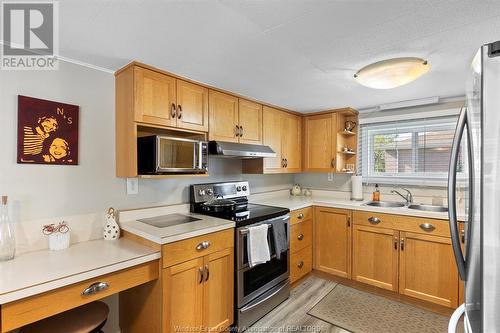 1766 Dominion, Windsor, ON - Indoor Photo Showing Kitchen With Double Sink