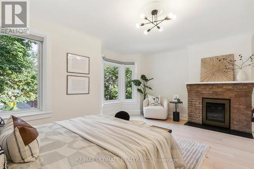 35 Winchester Street, Toronto (Cabbagetown-South St. James Town), ON - Indoor Photo Showing Bedroom With Fireplace