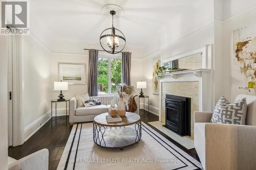 35 Winchester Street, Toronto (Cabbagetown-South St. James Town), ON - Indoor Photo Showing Living Room With Fireplace