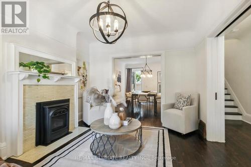 35 Winchester Street, Toronto, ON - Indoor Photo Showing Living Room With Fireplace