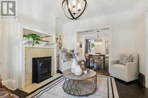 35 Winchester Street, Toronto, ON - Indoor Photo Showing Living Room With Fireplace