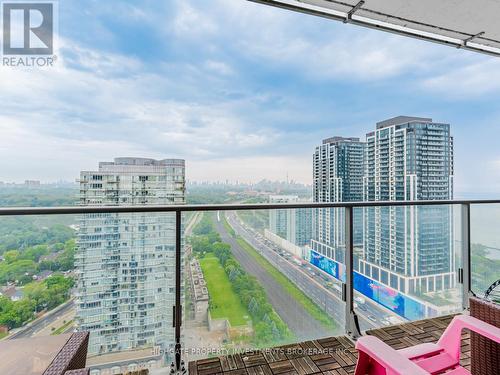 2602 - 103 The Queens Way, Toronto, ON - Outdoor With Balcony With View