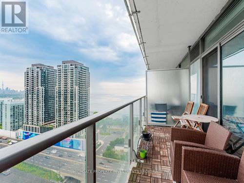 2602 - 103 The Queens Way, Toronto (High Park-Swansea), ON - Outdoor With Balcony With Exterior