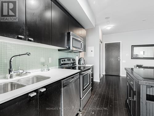 2602 - 103 The Queens Way, Toronto, ON - Indoor Photo Showing Kitchen With Stainless Steel Kitchen With Double Sink With Upgraded Kitchen