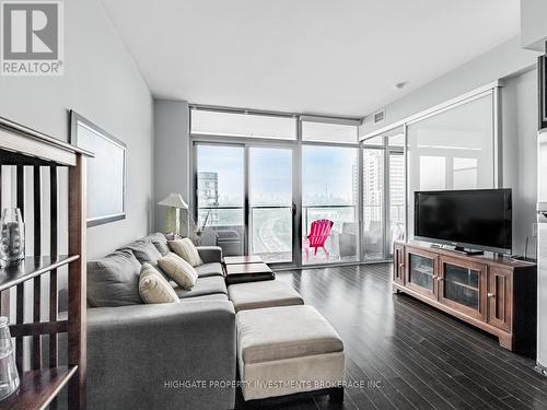 2602 - 103 The Queens Way, Toronto (High Park-Swansea), ON - Indoor Photo Showing Living Room